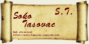 Soko Tasovac vizit kartica